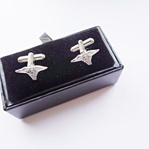Sterling Silver Medical Symbol Cufflinks